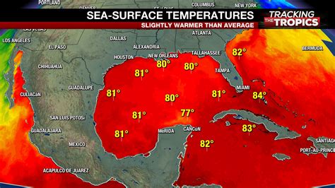 Current gulf of mexico water temperatures. May 23, 2010 · The map below shows the latest sea surface temperature in the Gulf of Mexico using Advanced Very High Resolution Radiometer data from CoastWatch Caribbean Regional Node. 