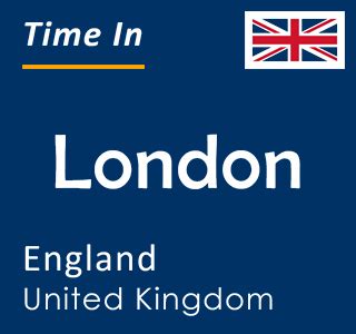 Current local time and geoinfo in London, United Kingdom . The Time Now is a reliable tool when traveling, calling or researching. The Time Now provides accurate (US network of cesium clocks) synchronized time and accurate time services in London, United Kingdom. . 
