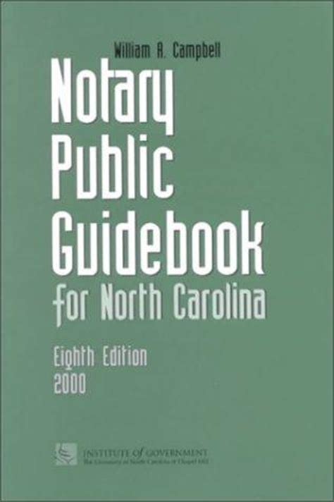 Current notary public guidebook for nc 2013. - La guida non ufficiale della soluzione 2012 amc 10b di mathew crawford.