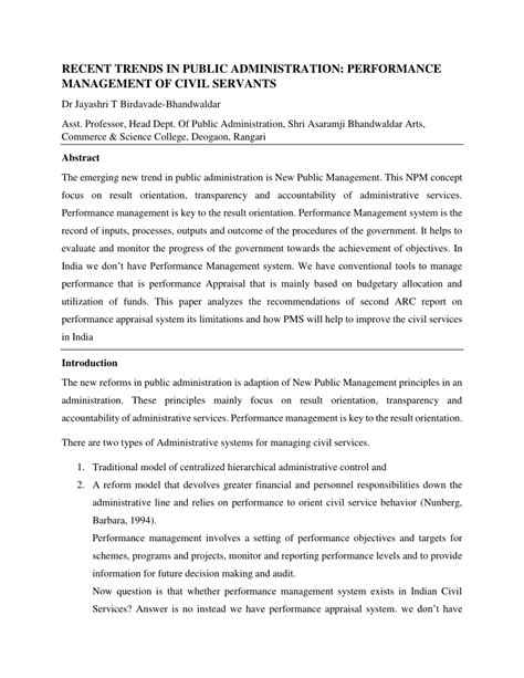 Current public management issues.  6 days ago · Key Trends in Public Administration ...