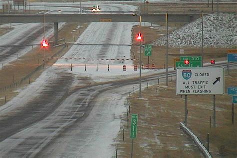  Transportation officials in Nebraska are shutting down Interstate 80 and other highways in the western half of the state. I-80 closed from Cheyenne, Wyo. to Kearney - CENTRAL - NEWS CHANNEL NEBRASKA WATCH NCN LIVE - CLICK HERE . 