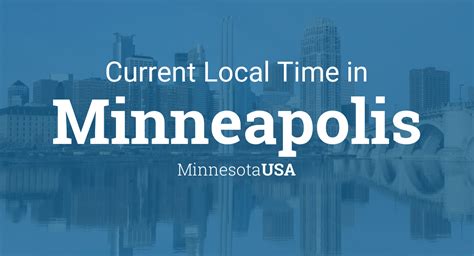 Average daylight: 8-9 hours. Minneapolis is a vibrant city located in Minnesota, home to the Minnesota Twins! It is in the Central Time Zone (CT) and 6 hours behind Coordinated Universal Time (UTC-6). The nearest timezone border is approximately 200 miles away, and it is in the Mountain Time Zone. The respective travel time to …