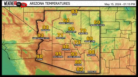 The current weather report for Mesa AZ, as of 7:45 AM MST, has a sky condition of Fair with the visibility of 10.00 miles. It is 77 degrees fahrenheit, or 24 degrees celsius and feels like 78 degrees fahrenheit. The barometric pressure is 29.91 - measured by inch of mercury units - and is rising since its last observation. .... 