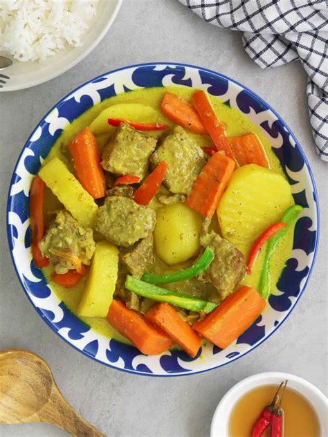 Curried Coconut Beef delicious & comforting