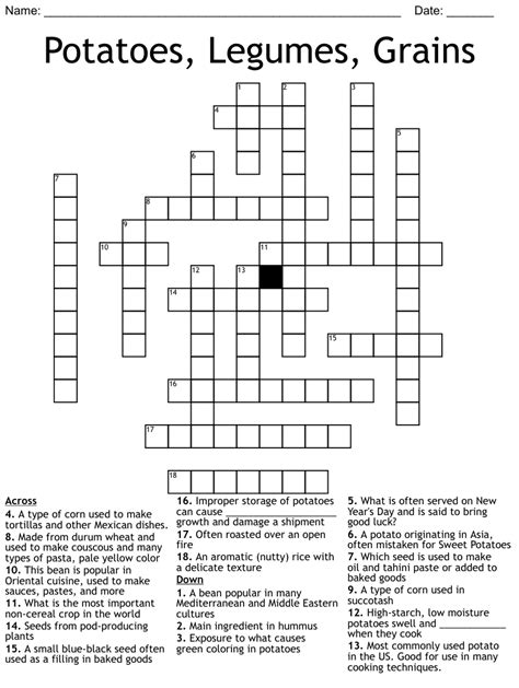 The Crossword Solver found 30 answers to "legume used in dal", 7 letters crossword clue. The Crossword Solver finds answers to classic crosswords and cryptic crossword puzzles. Enter the length or pattern for better results. Click the answer to find similar crossword clues . Enter a Crossword Clue.. 