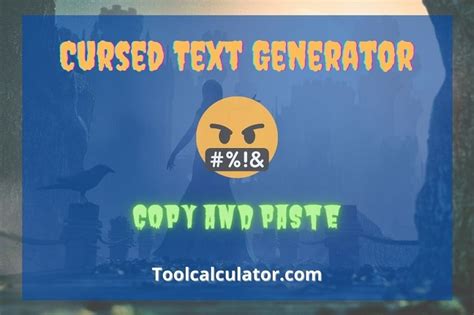 Cursed text copy and paste. Discord fonts generator - Design, copy & paste all your discord texts with Creative Fabrica. $4.99/month, billed as $59.88/year (normal price $348) Discounted price valid forever - Renews at $59.88/year. Access to millions of Graphics, Fonts, Classes & more. Personal, Commercial and POD use of files included. 