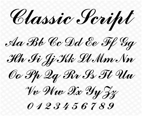 Cursive Fonts For Signs vrogue co