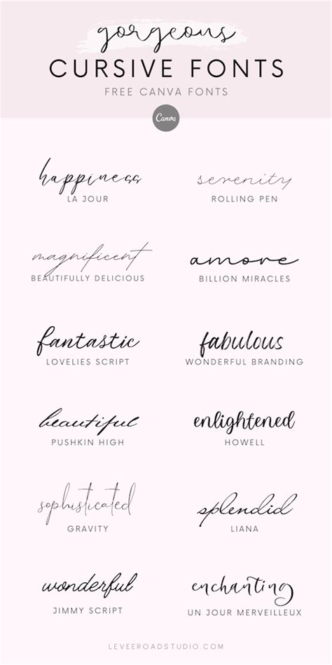 Cursive Fonts Top 8 FREE Cursive Fonts for Your Blog Grab and Go!