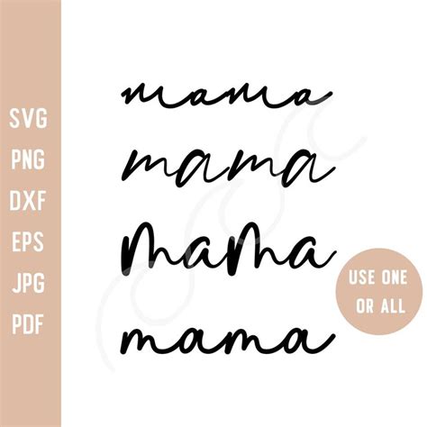 Cursive Mom Design Bundles