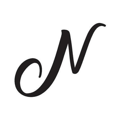 Cursive N