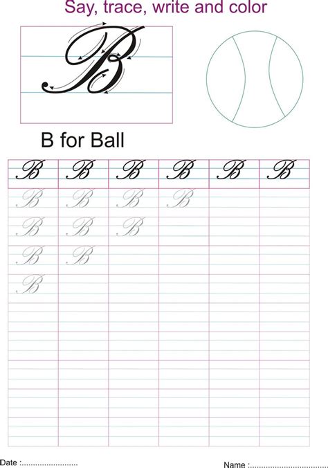 Cursive capital b. Here is how to write letter B in cursive. Capital letter B in cursive: Start writing capital B in cursive from the top left of the four-line notebook. Then, move the pencil towards the … 