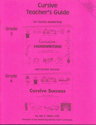 Cursive teacher s guide grade 3 4. - Mercedes benz owners manual guide e270 cdi 2003.