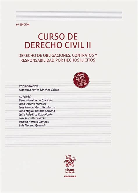 Curso de derecho civil ii derecho de obligaciones 4 edicion manuales universitarios. - Artificial intelligence a guide to intelligent systems 3rd.