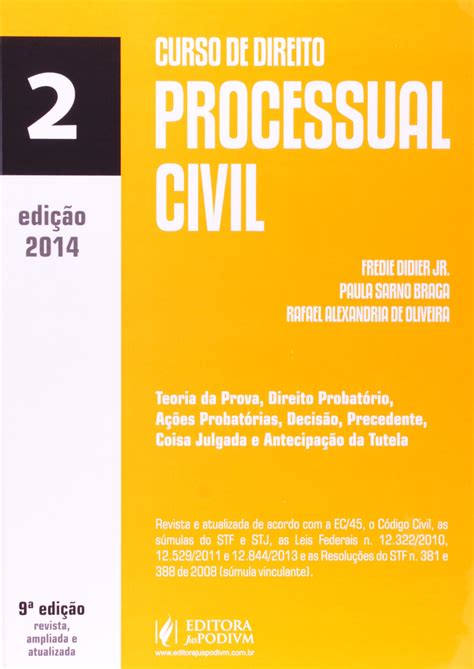 Curso de direito processual civil (brochura)   vol. - Betriebshandbuch teil d operations manual part d.