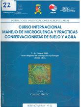 Curso internacional manejo de microcuenca y prácticas conservacionistas de suelo y agua. - 1947 chris craft engine model k manual.