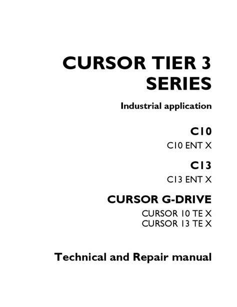 Cursor tier 3 series service repair manual. - Suzuki rmz450 workshop repair manual 2009 2010.