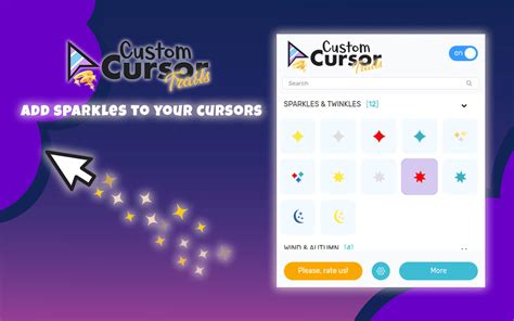 Color Sparkles Trail is a style for Custom Cursor Trail