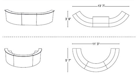 Curved Bar Dimensions Plans