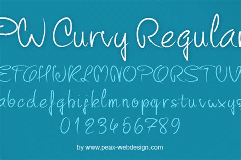 Curvy Fonts FontSpace