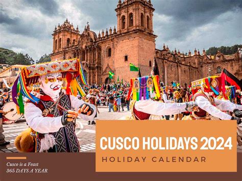 Cusco Holidays Calendar 2024 - Inca Trail Tours