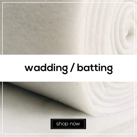 Cushion batting.  Premium wadding for quilting online at Pound A Metre.  ...