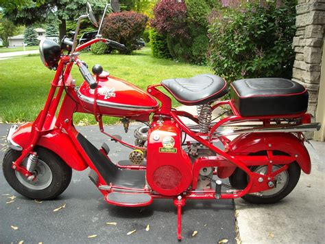 Cushman scooters for sale. The two-speed transmission identifies this 1947 Cushman scooter for sale on Hemmings.com as a Model 54, and it's been restored to an impressive standard using reproduction components sourced through Cushman expert Dennis Carpenter Restoration Parts. The scooter carries a solo seat and a single rail "spill bar" designed to protect the … 