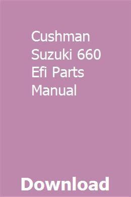 Cushman suzuki 660 efi parts manual. - Aventures du sr. c. le beau, avocat en parlement.