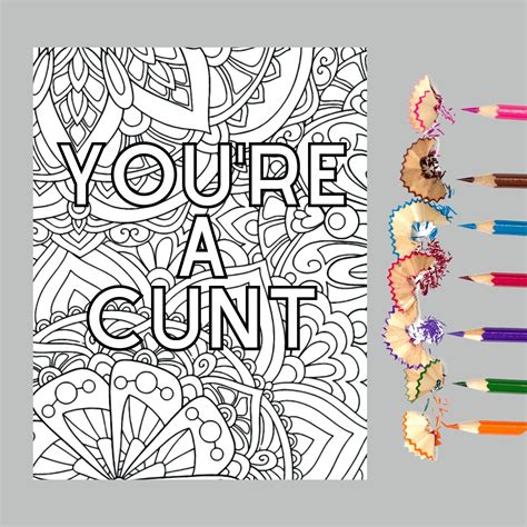 Cuss Word Cunt Coloring Pages Free Printable Coloring Pages