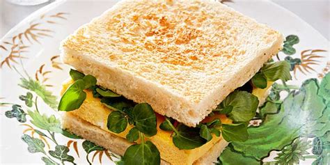 Custard Egg Sandwich on Shokupan Martha Stewart