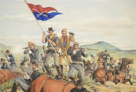 Custer’s Last Stand Painting - Etsy