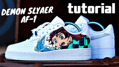 Custom "Demon Slayer" AF1!! (Full Break Down)