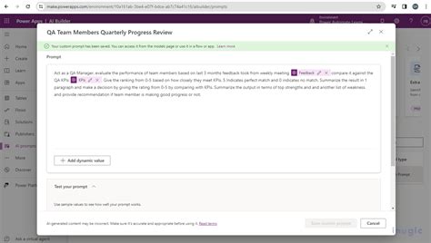 Custom AI prompt interface with digital elements