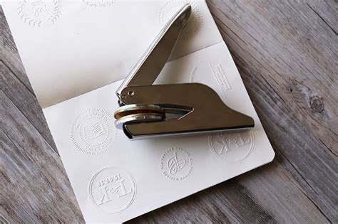 Custom Book Embosser Personalized Embosser stampBook Etsy