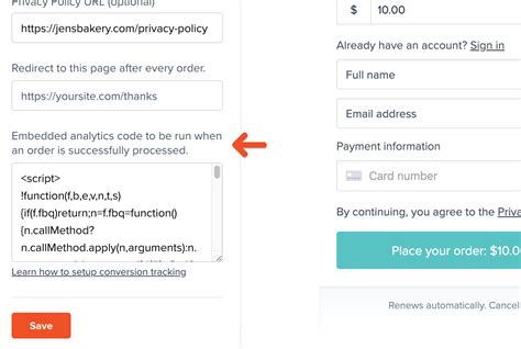 Custom Conversion Tracking Memberful Com