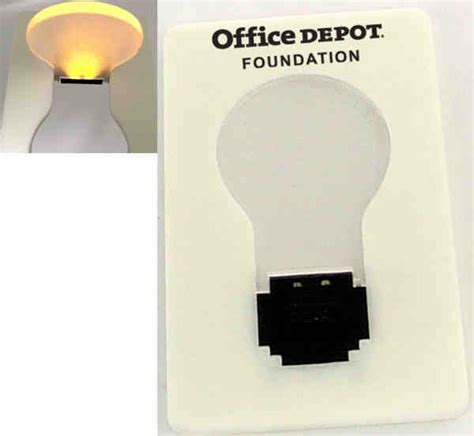 Custom Credit Card Size LED Flashlight-White