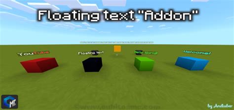 Custom Floating Text Addon Minecraft Pe Mods Addons