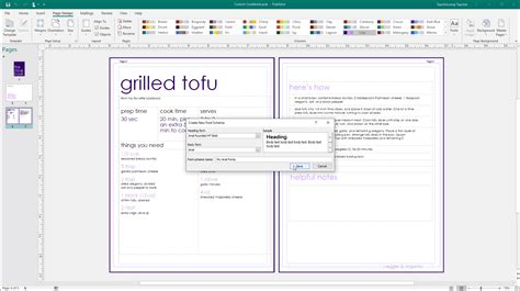 Custom Font Schemes in Publisher Instructions and Video Lesson