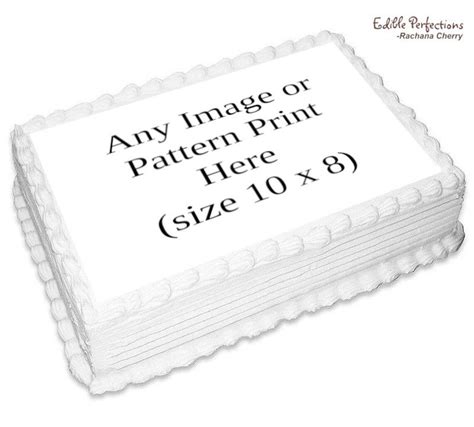 Custom Image or Pattern Edible Image for Sheet Cake Etsy