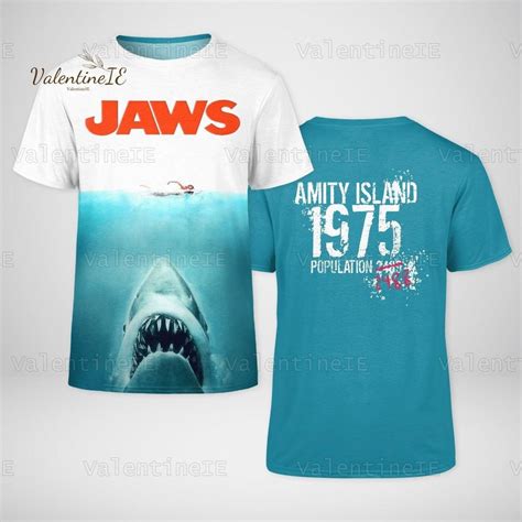 Custom Jaws T Shirts Etsy.