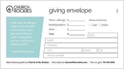 Custom Offering Envelope Design Services