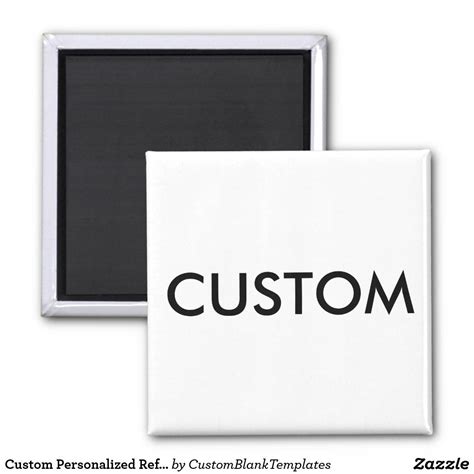 Custom Personalized Refrigerator Blank Custom