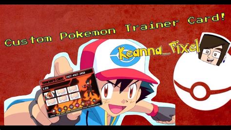 Custom Pokemon Trainer Card! YouTube