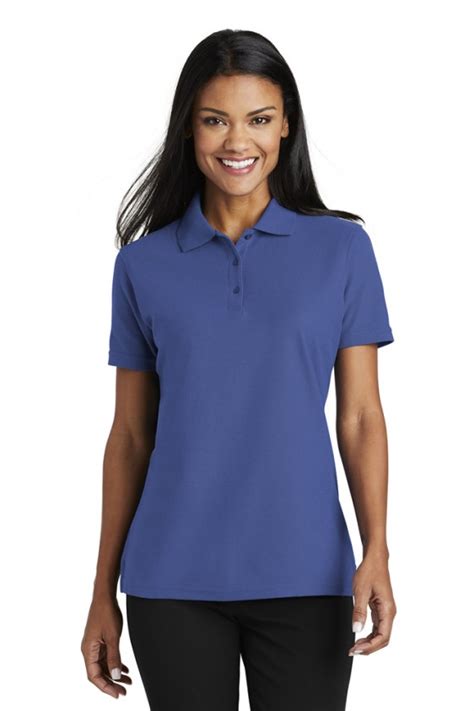 Custom Port Authority - Ladies Stain-Resistant Polo Shirt in …