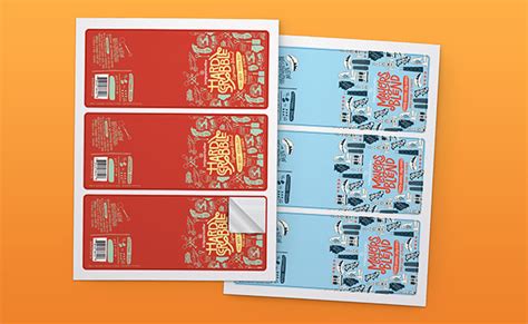 Custom Sheet Labels Printed Label Sheets