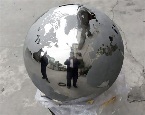 Custom Stainless Steel Spheres - 1-World Globes