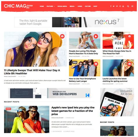 Custom Theme For Blogger QuyaSoft