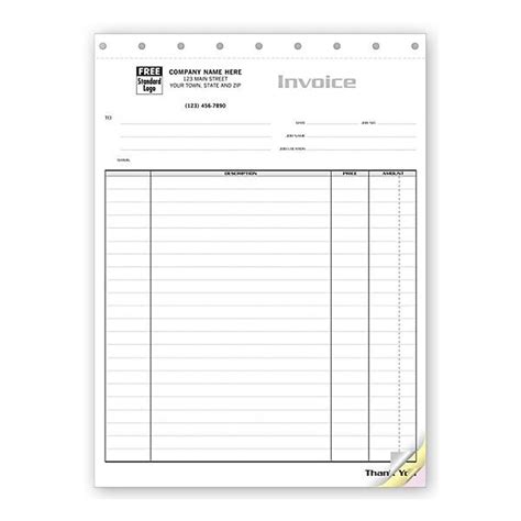 Custom Tree Removal Invoice Designsnprint