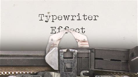 Custom Typewriter Effect in After Effects YouTube