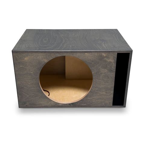 Custom birch subwoofer box.  JEEPandBASS &mdash; GATELY AUDIO custom 3 X 12 with en...