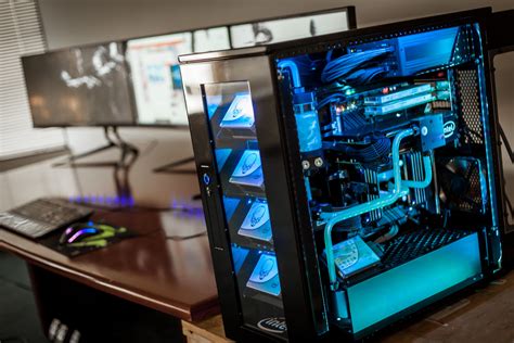 Custom computer. Gaming PC. Small Footprint, Big Power. Starting at: $2,592. Customize Preconfigured. CHRONOS v3, Vented, and Tempered Glass case options available. Up to an Intel Core i9-14900K or AMD Ryzen 9 7950X3D CPU. Up to 360mm All-in-one CPU liquid cooling. Up to a single NVIDIA GeForce RTX 4080 GPU. 